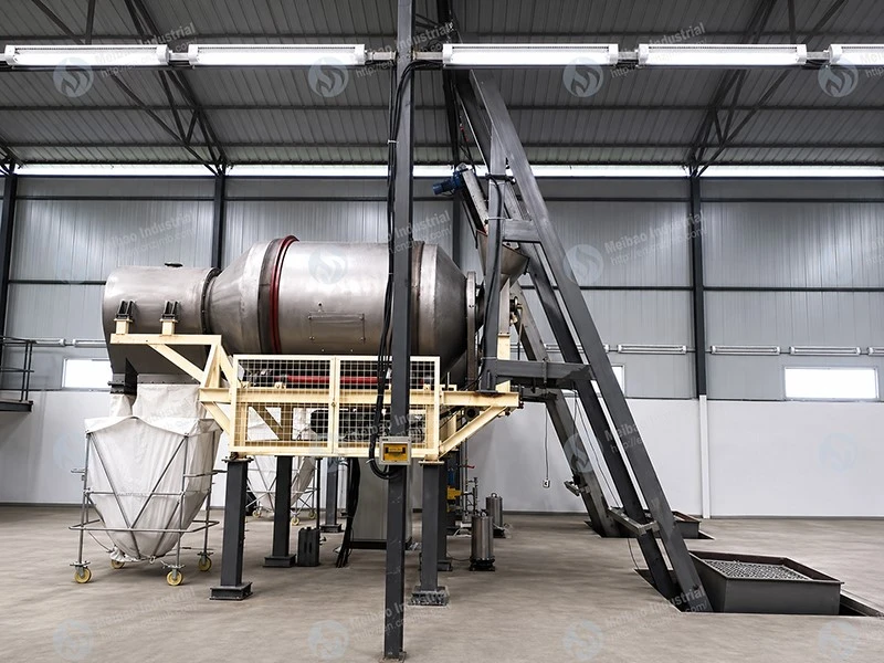 Detergent powder post-blending production line Detergent powder post-blending production line