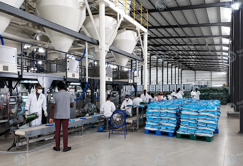 Detergent powder packaging line Detergent powder packaging line