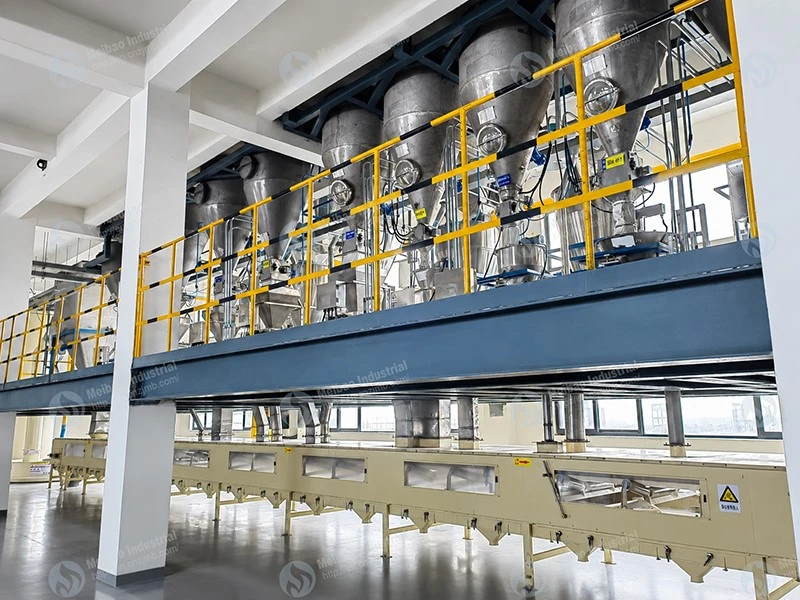 Raw material storage and dosing equipment Raw material storage and dosing equipment